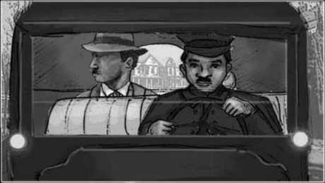 Storyboard, p.2: joe mack drives him home.