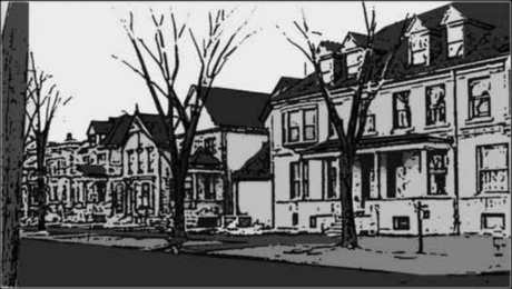 Storyboard, p.3: the big houses, on the way.
