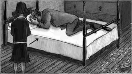 Storyboard, p.54: she lies down beside him.