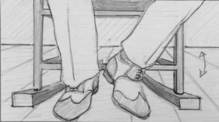 Storyboard shot 6: cigars on the porch.